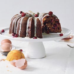 Spiced Cranberry Bundt Cake