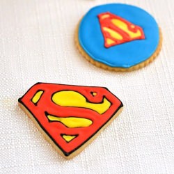 Superman Cookies