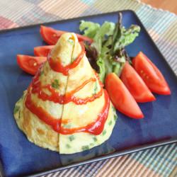 Rice Wrap in Omelet