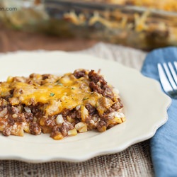Barbecue Beef Bake
