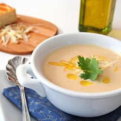 Cauliflower Smoked Cheddar Soup