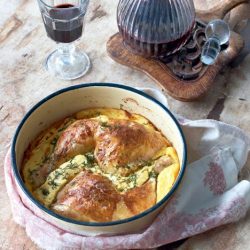 Roast Chicken in Egg & Yogurt Sauce