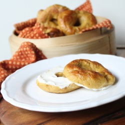 Pumpkin Bagels