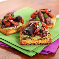 Olive & Tomato Toasts