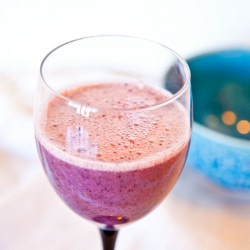 Blueberry Banana Recovery Smoothie