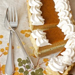 Bourbon Pumpkin Tart