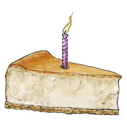 Birthday Baked Cheesecake