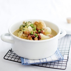 Braised Chicken with Pancetta