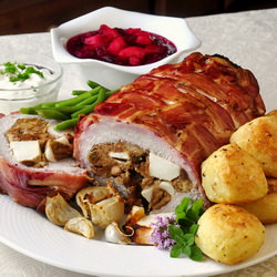 Apple Almond Pork Loin