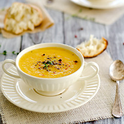 Celeriac and Ginger Soup