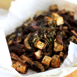 Mushrooms & Tofu En Papillote