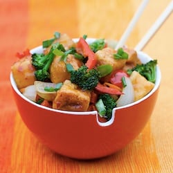 Sweet Chile Pineapple Tofu