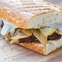 Green Chile Steak Melt Panini