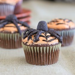 Spiderweb Cupcakes