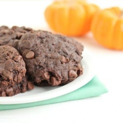 Double Chocolate Pumpkin Cookies
