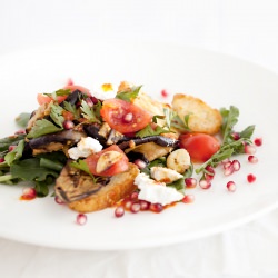 Grilled Eggplant Salad