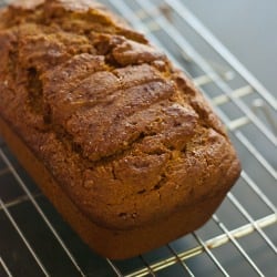 Honey Whole Wheat Pumpkin Bread