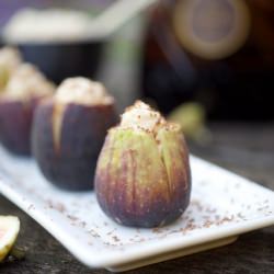 Chocolate Mascarpone Fresh Figs