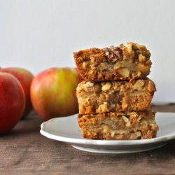 Apple Walnut Blondie