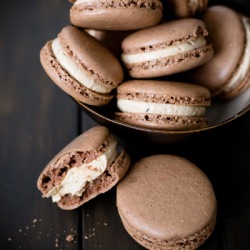 Chocolate Macarons