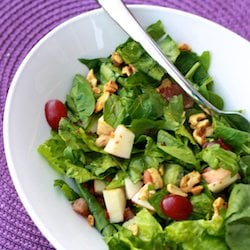 Curried Cashew Apple Grape Salad
