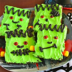 Frankenstein Brownies