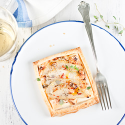 Pear and Gorgonzola Tarts