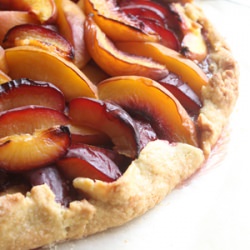 Rustic Nectarine & Plum Galette