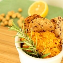 Pumpkin Rosemary Hummus