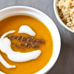 Curry Spiced Butternut Squash Soup