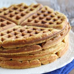 Whole Wheat Pumpkin Waffles