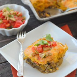 Black Bean Pumpkin Tamale Pie