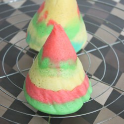 Rainbow Steamed Cake