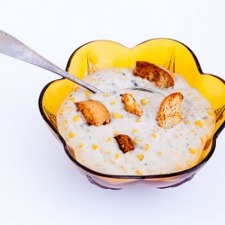 Ghoulish Corn Chowder