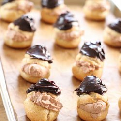 Whole Grain Chocolate Cream Puffs