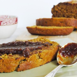 Apple Butter with Pumpkin Bread