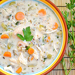 Creamy Chicken & Rice Soup
