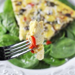 Asparagus & Mushroom Frittata