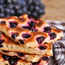 Sweet Focaccia with Grapes