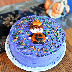 Spooky Vegan Carrot Cake