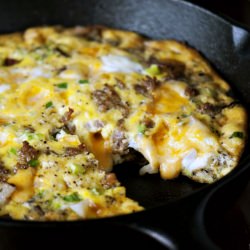 Cheesy Potato Frittata