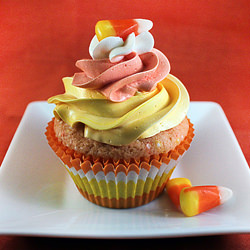 Candy Corn Cupcakes
