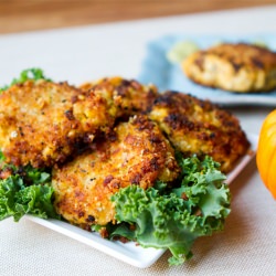 Toasty Pumpkin Chickpea Fritters