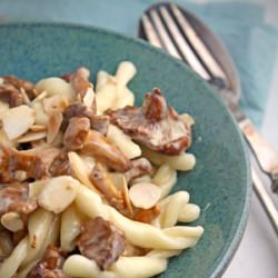 Chanterelle & Toasted Almond Pasta