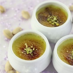 Pistachio Creme Brulee