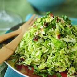 Shaved Brussel Sprouts Salad