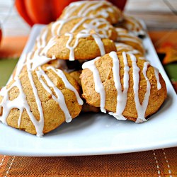 Iced Pumpkin Cookies