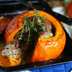 Stuffed Hokkaido Pumpkin
