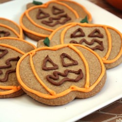 Halloween Gingerbread Cookies