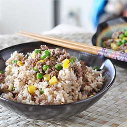Ground Beef Fried Rice